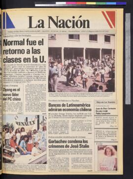 La Nación - 3 de noviembre de 1987