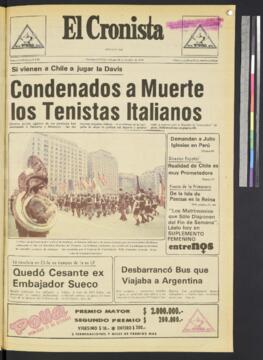 El Cronista - 16 de octubre de 1976