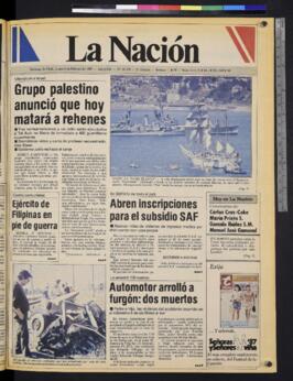 La Nación - 9 de febrero de 1987