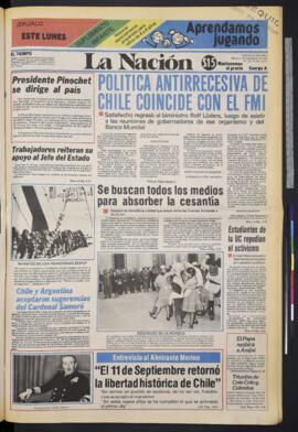 La Nación - 11 de septiembre de 1982