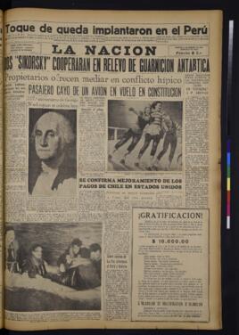 La Nación - 22 de febrero de 1949