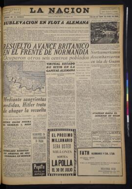 La Nación - 22 de julio de 1944