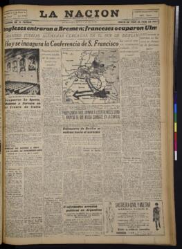 La Nación - 25 de abril de 1945