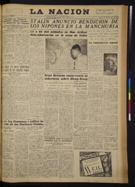 La Nación - 24 de agosto de 1945