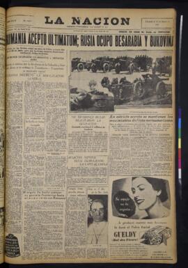 La Nación - 29 de junio de 1940