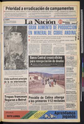 La Nación - 25 de septiembre de 1982