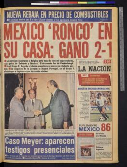 La Nación - 4 de junio de 1986