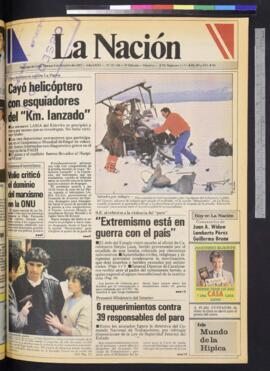 La Nación - 9 de octubre de 1987