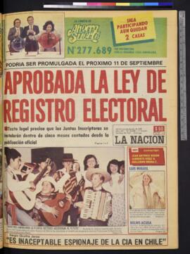 La Nación - 8 de agosto de 1986