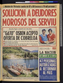 La Nación - 21 de febrero de 1986