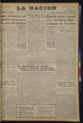 La Nación - 3 de octubre de 1938