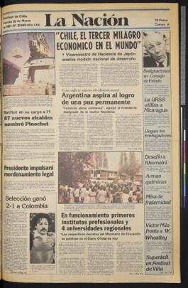 La Nación - 20 de marzo de 1981
