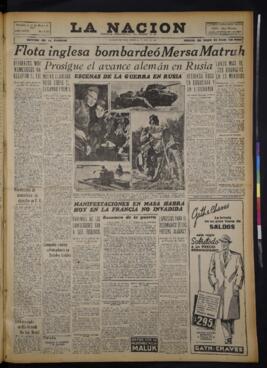 La Nación - 14 de julio de 1942