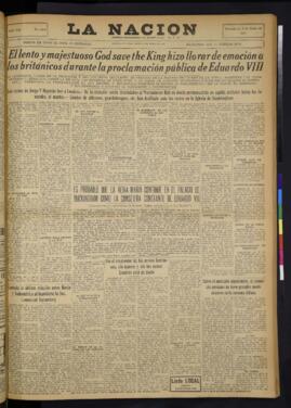 La Nación - 23 de enero de 1936