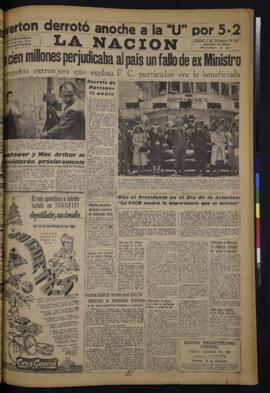 La Nación - 13 de diciembre de 1952