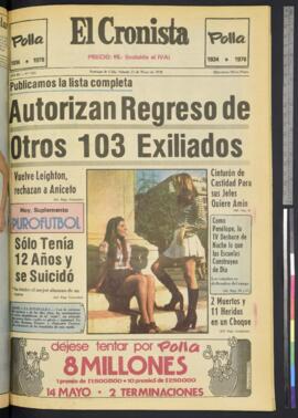 El Cronista - 13 de mayo de 1978