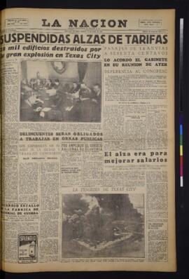 La Nación - 19 de abril de 1947