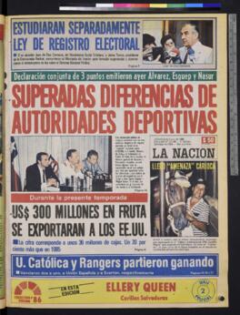 La Nación - 9 de enero de 1986