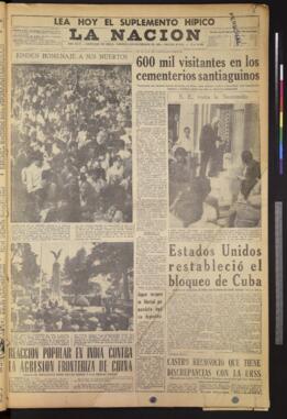La Nación - 2 de noviembre de 1962