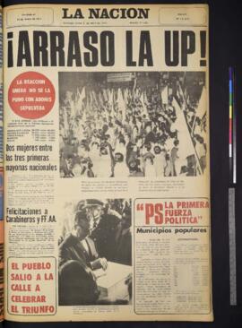La Nación - 5 de abril de 1971