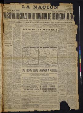 La Nación - 17 de septiembre de 1939