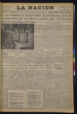 La Nación - 2 de octubre de 1938