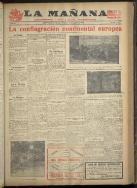 La Mañana - 14 de agosto de 1914