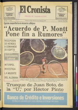El Cronista - 22 de febrero de 1978