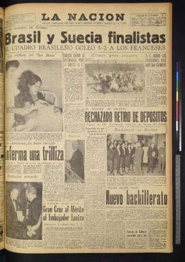 La Nación - 25 de junio de 1958