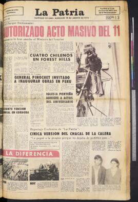 La Patria - 28 de agosto de 1974