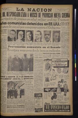La Nación - 21 de julio de 1948