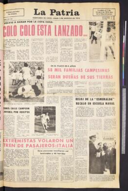 La Patria - 5 de agosto de 1974