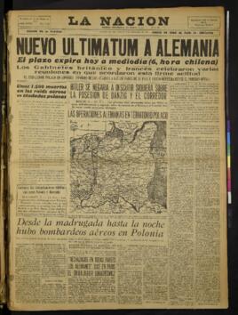 La Nación - 3 de septiembre de 1939
