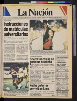 La Nación - 22 de febrero de 1987