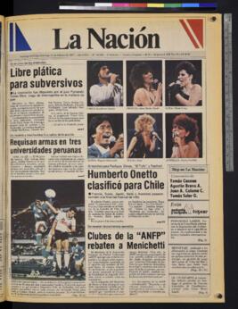 La Nación - 15 de febrero de 1987