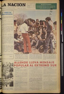 La Nación - 25 de febrero de 1973