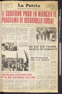 La Patria - 1 de agosto de 1974