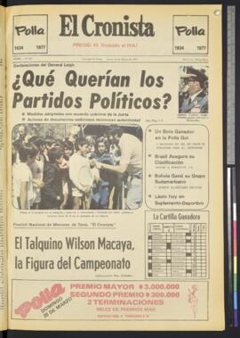 El Cronista - 14 de marzo de 1977