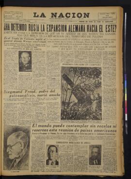 La Nación - 24 de septiembre de 1939