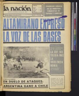 La Nación - 14 de julio de 1973