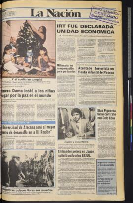 La Nación - 25 de diciembre de 1981