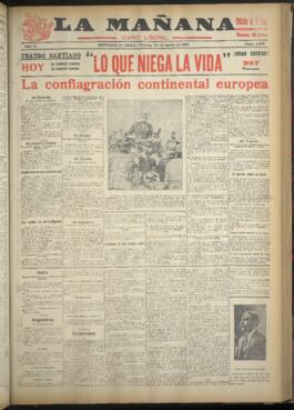La Mañana - 28 de agosto de 1914
