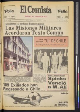 El Cronista - 16 de febrero de 1978