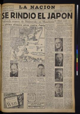 La Nación - 14 de agosto de 1945