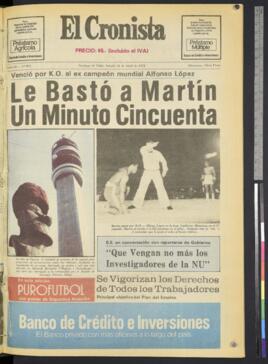 El Cronista - 22 de abril de 1978