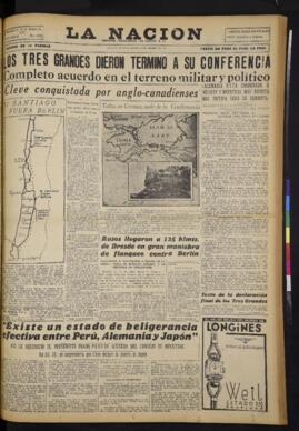 La Nación - 13 de febrero de 1945