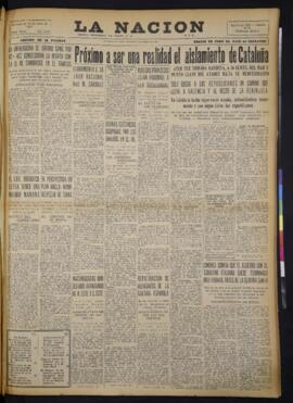 La Nación - 3 de abril de 1938