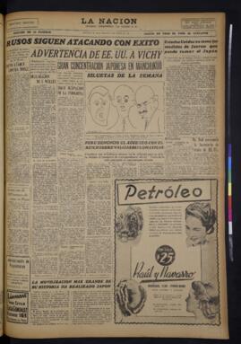 La Nación - 3 de agosto de 1941