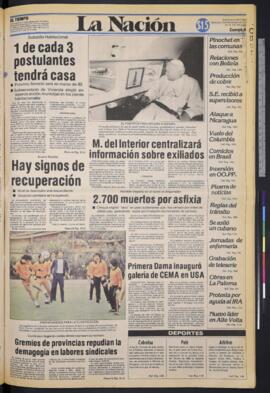 La Nación - 10 de noviembre de 1982