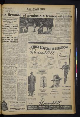 La Nación - 23 de junio de 1940